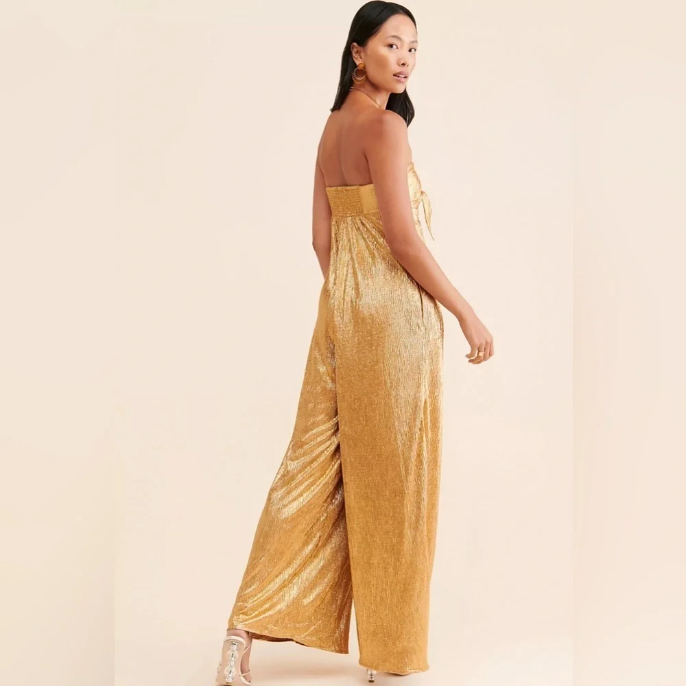 Free People Olivia Strapless Jumpsuit